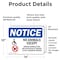 Signmission No Animals Except Service Animals, 14 in W x Rectangle, Vinyl Decal OS-2PACK-NS-D-1014-L-16016 - alternate 6